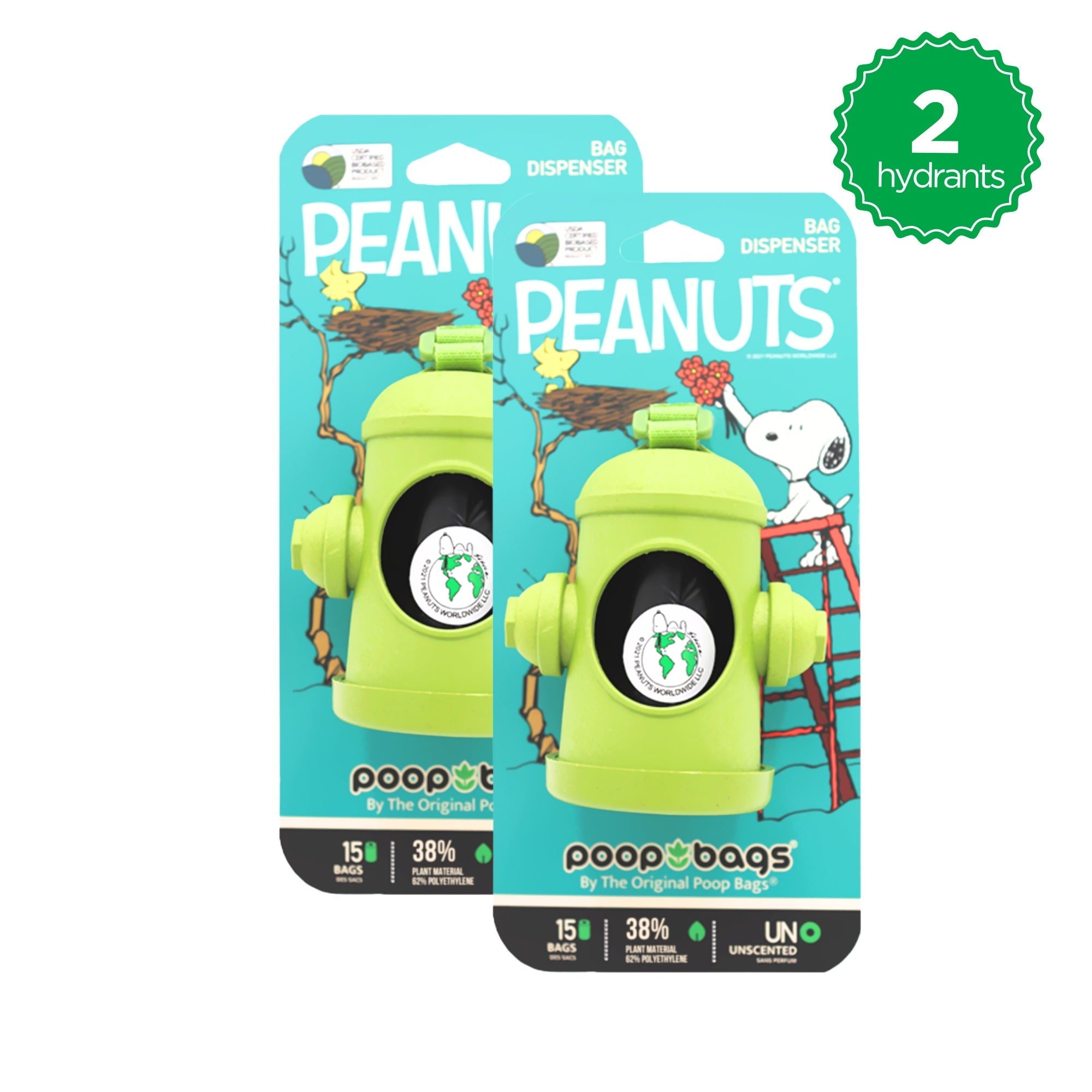 Snoopy Hydrant Dispenser & Poop Bags