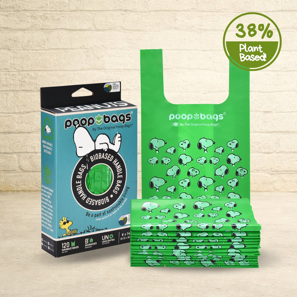 Snoopy Handle Tie Poop Bags