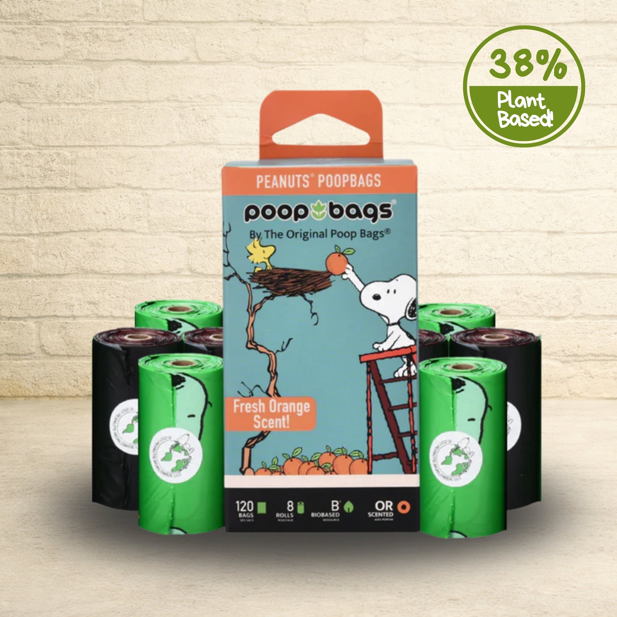 Snoopy Orange Scented Poop Bags