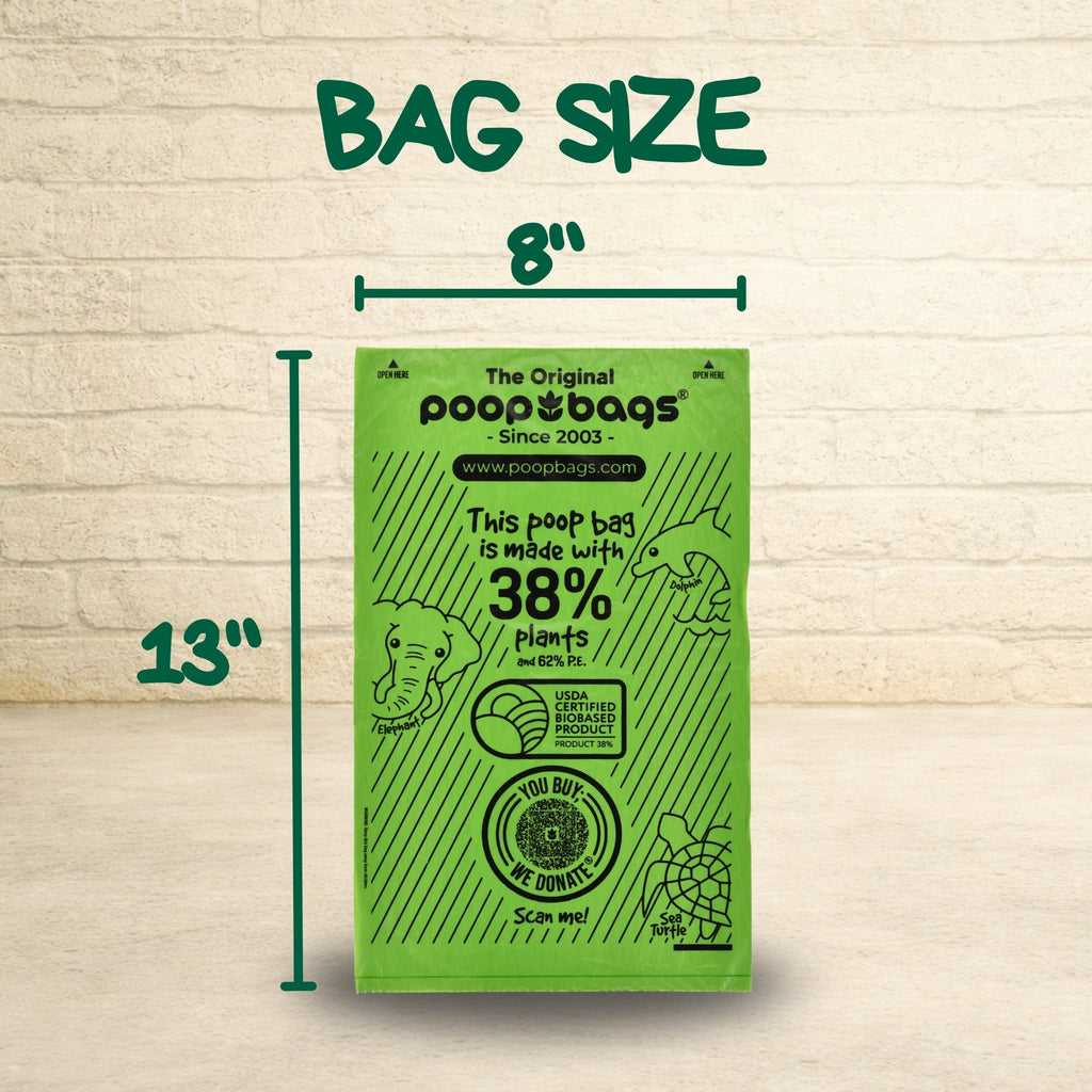 Orange Scented Leash Roll Poop Bags