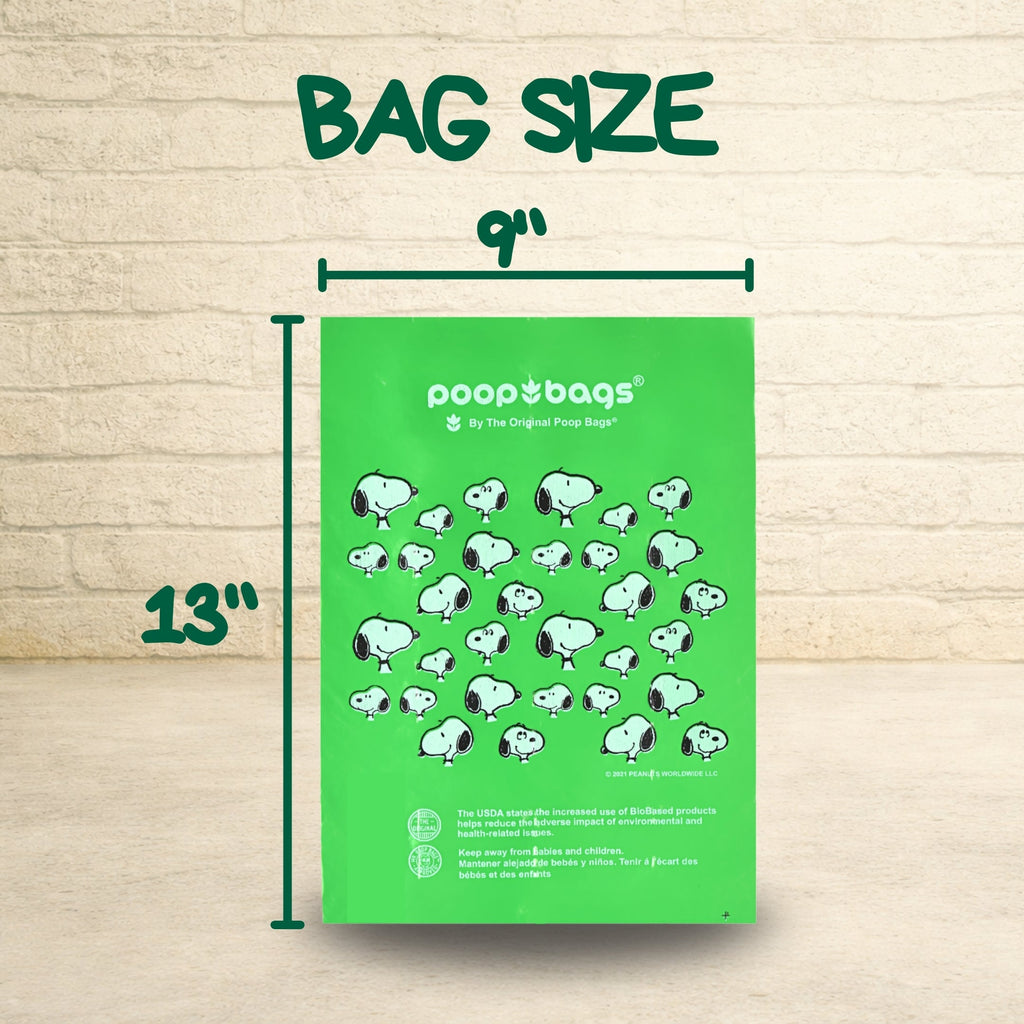 Snoopy Jumbo Bulk Roll Poop Bags