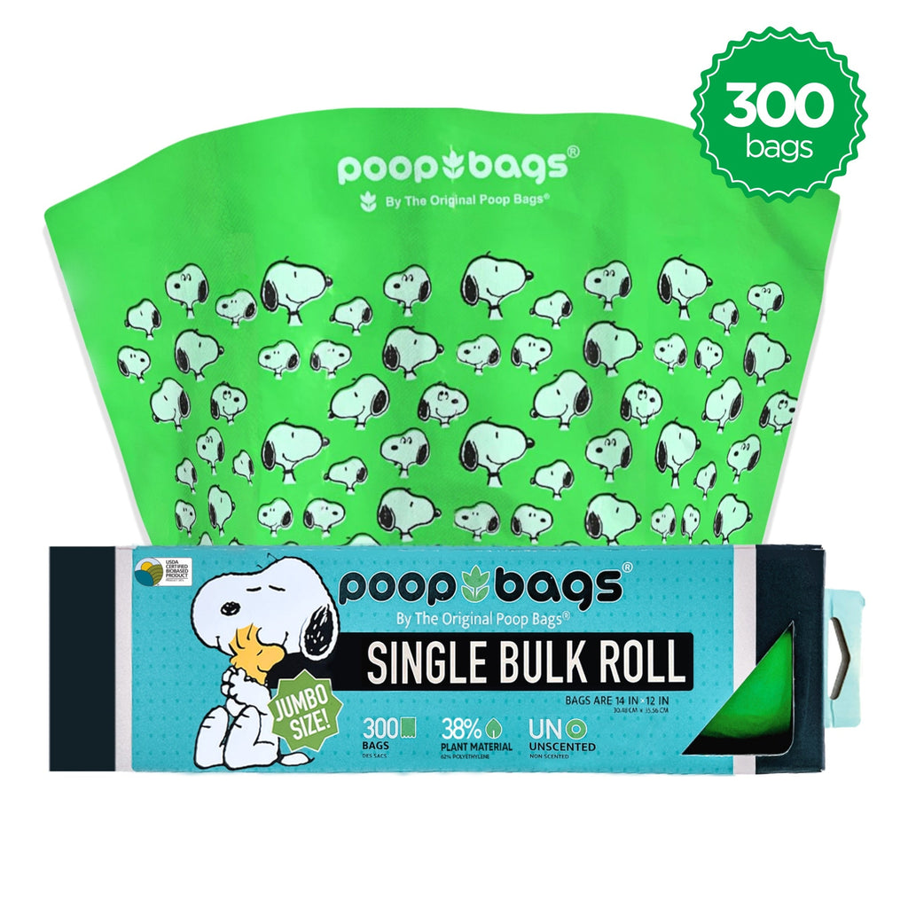 Snoopy Jumbo Bulk Roll Poop Bags