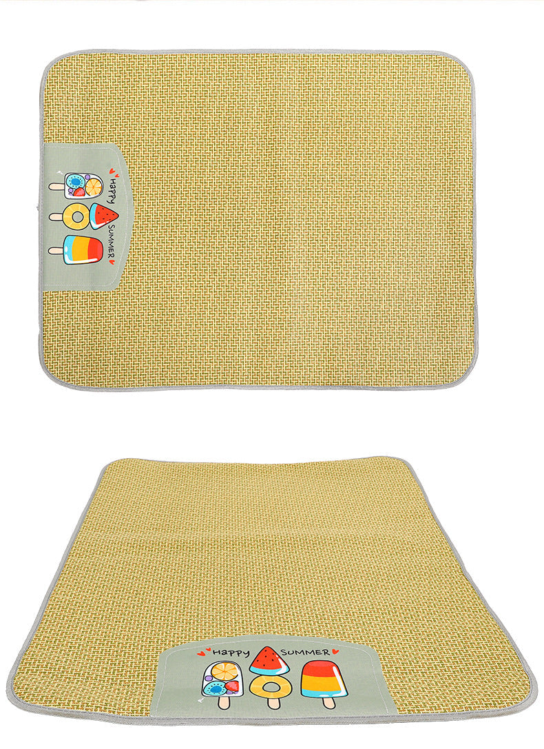 Rattan Cooling Pet Mat