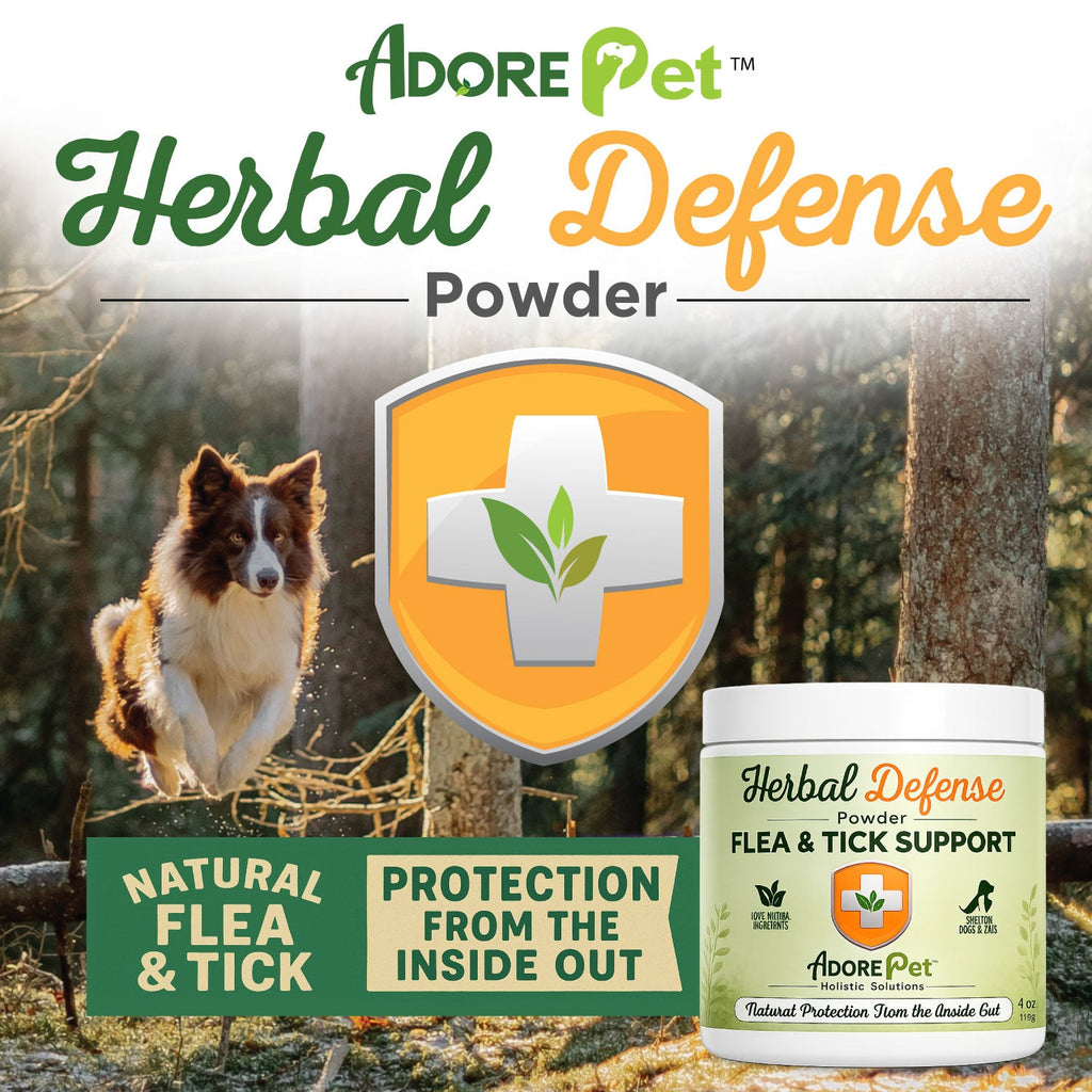 Herbal Defense Powder – Natural Flea, Tick & Mosquito Repellent for Dogs & Cats