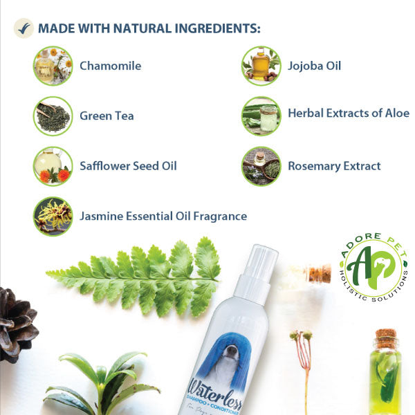 Waterless Shampoo & Conditioner Spray for Dogs & Cats