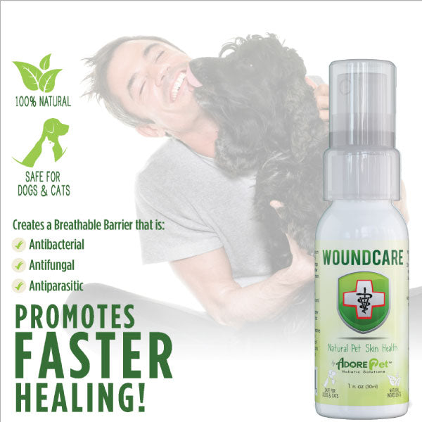 Natural Wound Care Oil for Dogs & Cats – Skin Healing & Protection
