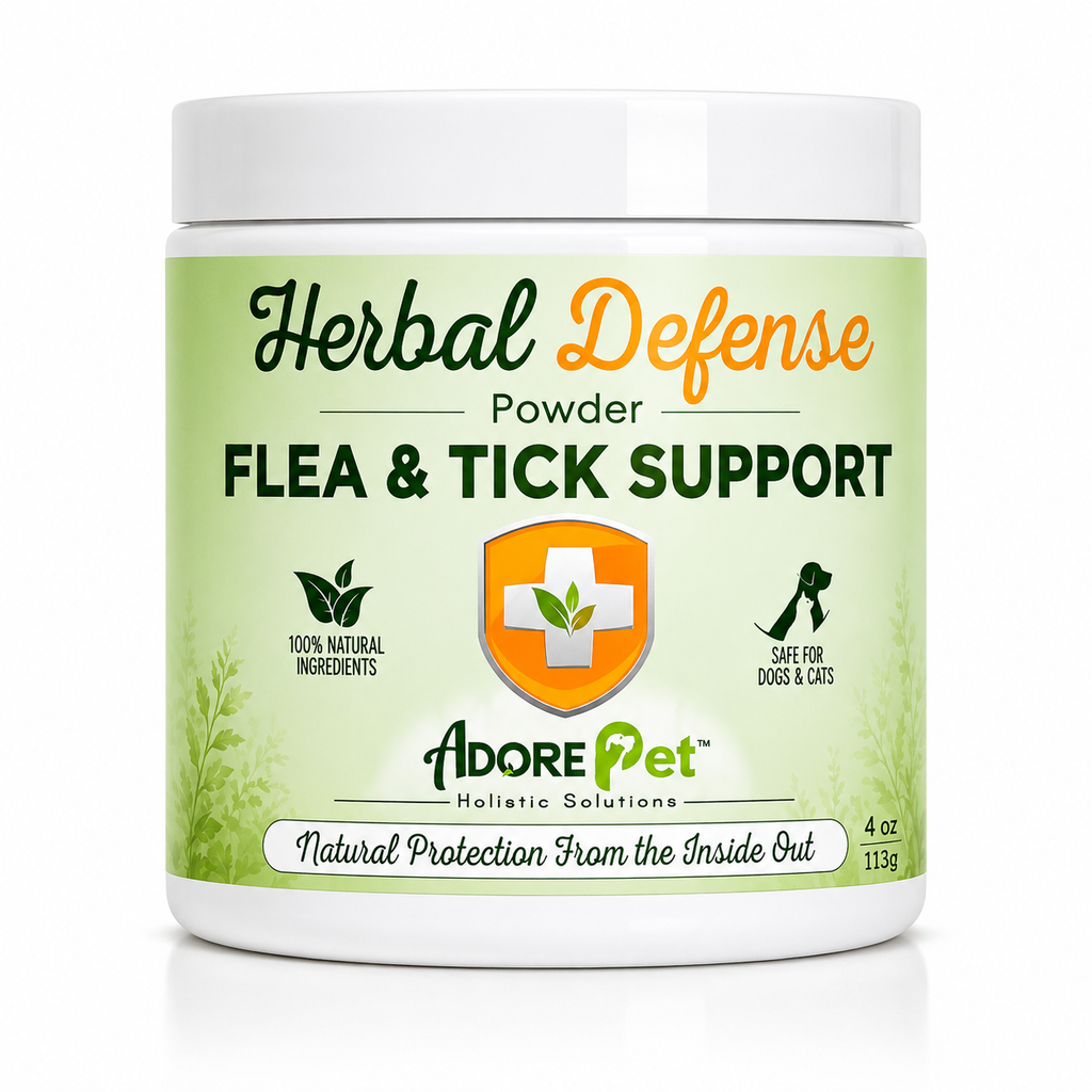 Herbal Defense Powder – Natural Flea, Tick & Mosquito Repellent for Dogs & Cats