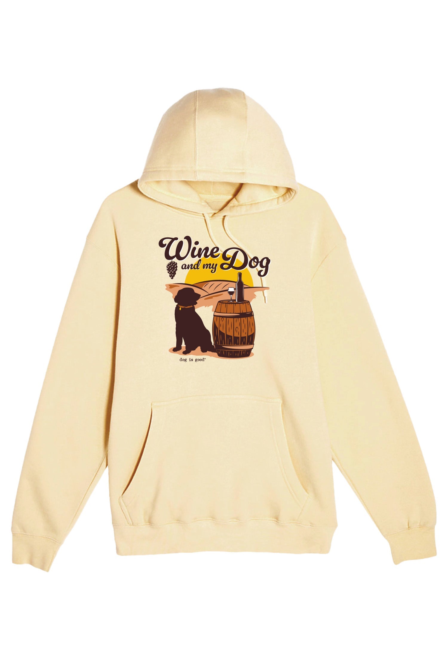 Wine & My Dog Hoodie