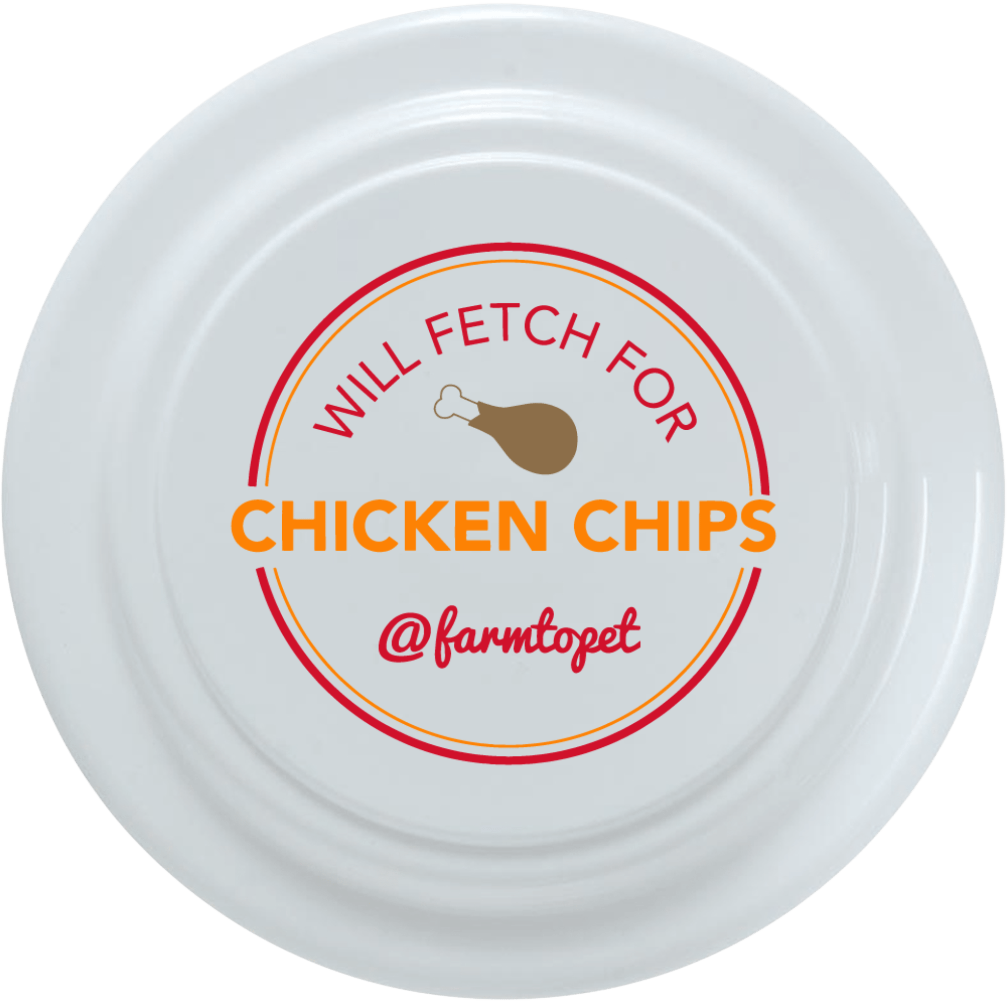 Chicken Chip Dog Frisbee
