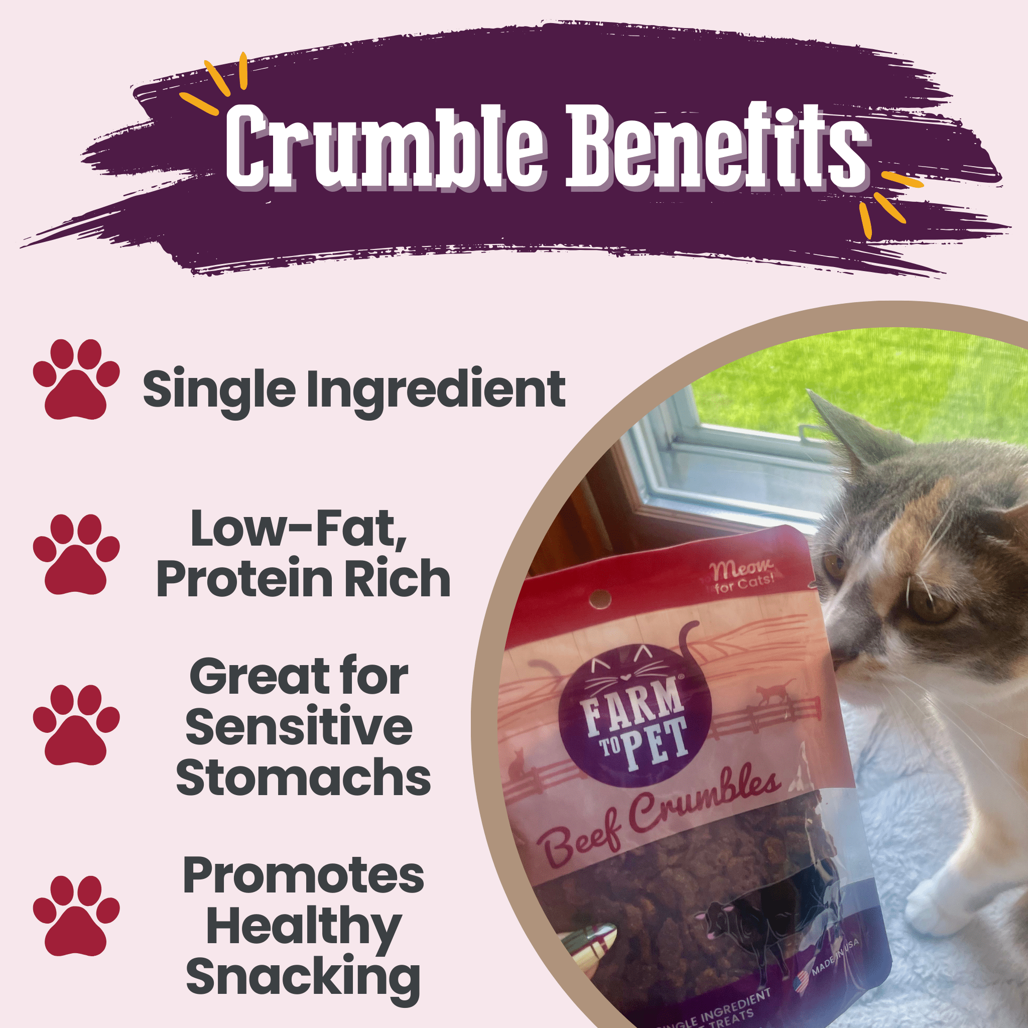 Beef Crumbles for Cats