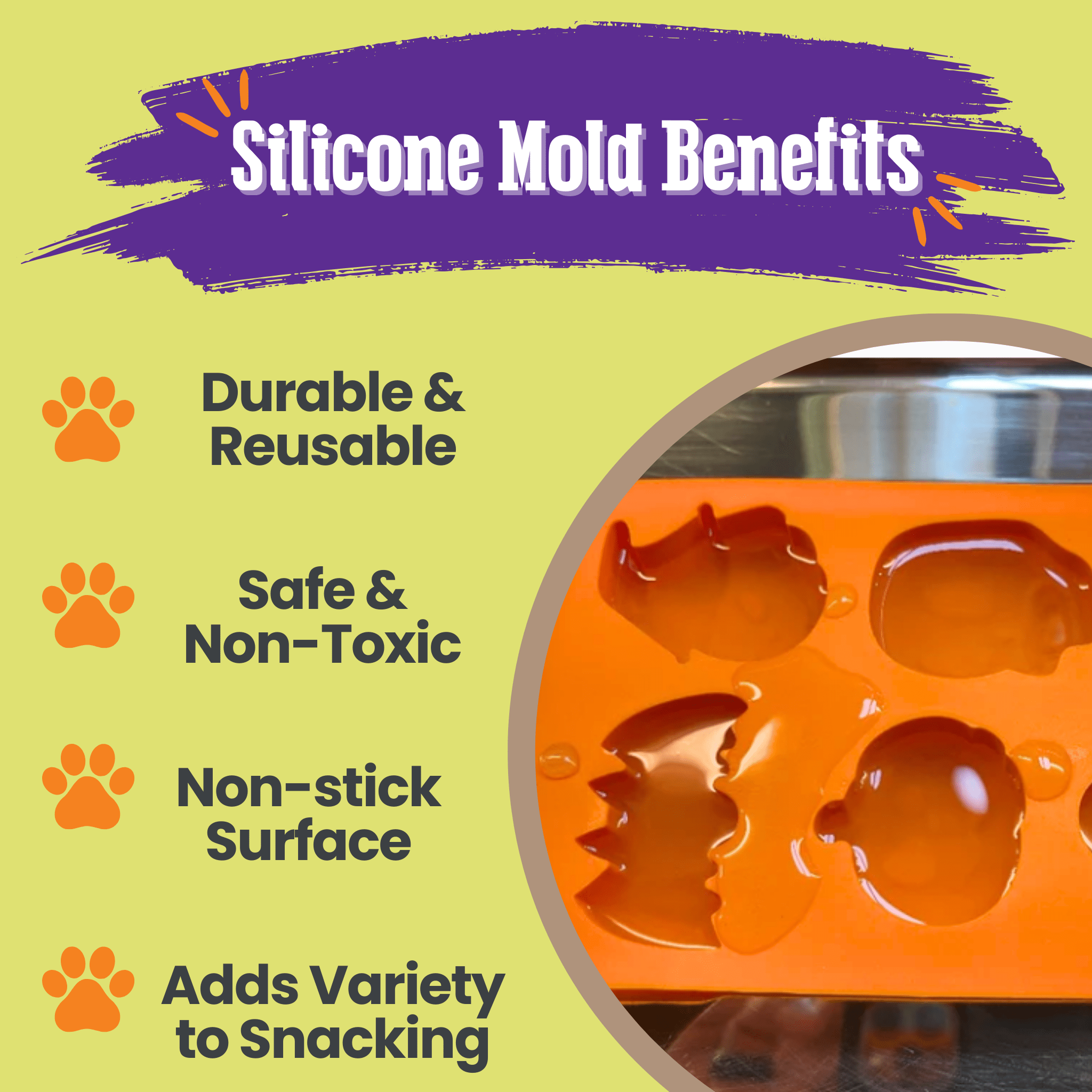 Silicone Pet Treat Molds