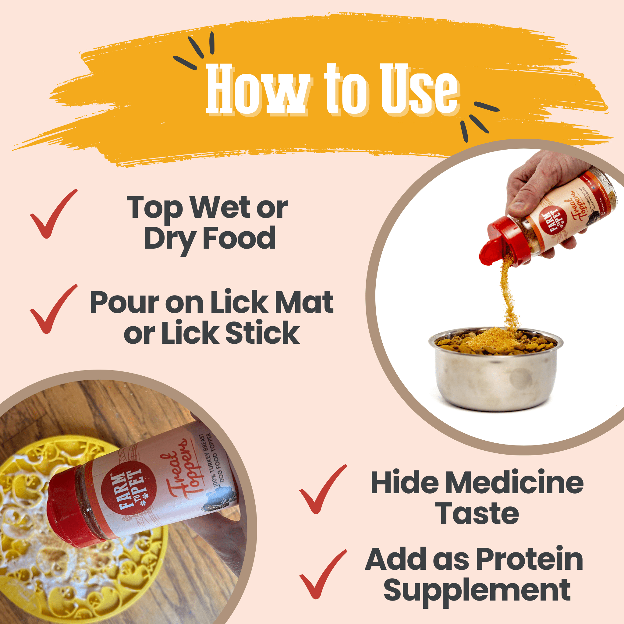 Turkey Dog Food Topper