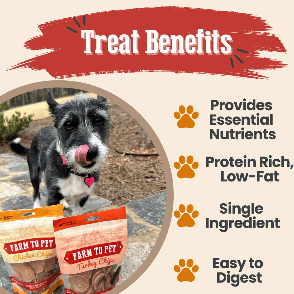 Turkey & Chicken Chip Dog Treats