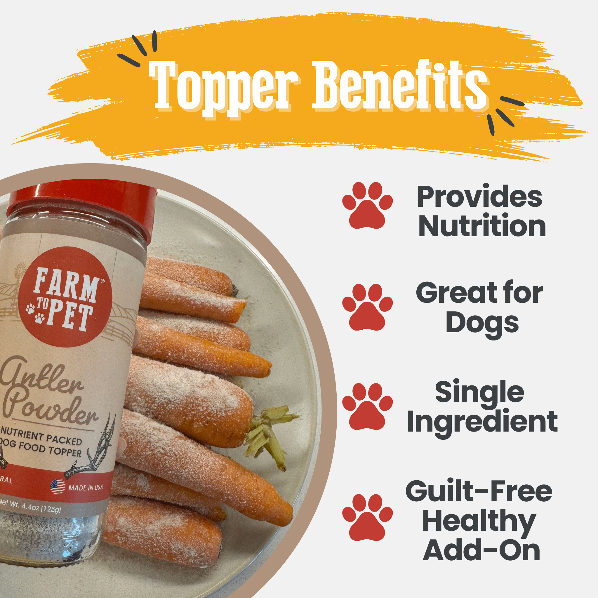 Antler Powder Food Topper