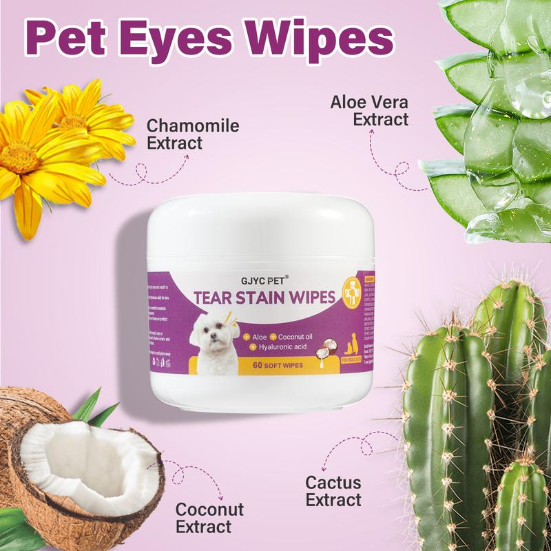 Pet Eye Wipes – Gentle Tear Stain Removal