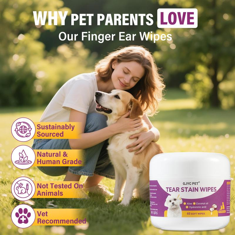 Pet Eye Wipes – Gentle Tear Stain Removal