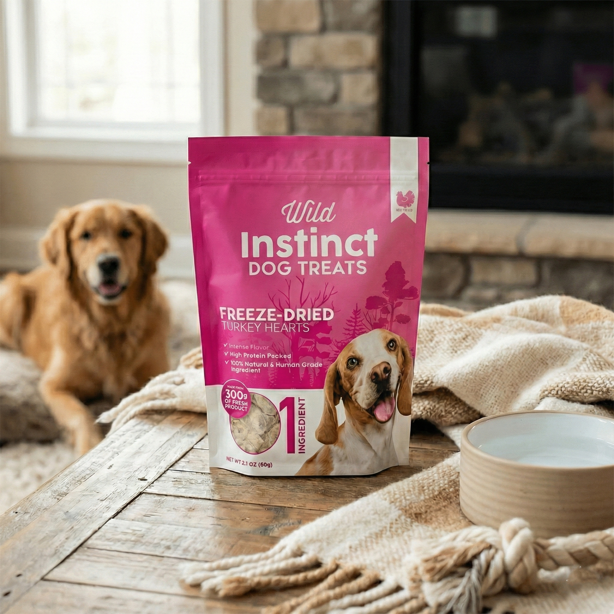 Turkey Heart Dog Treats