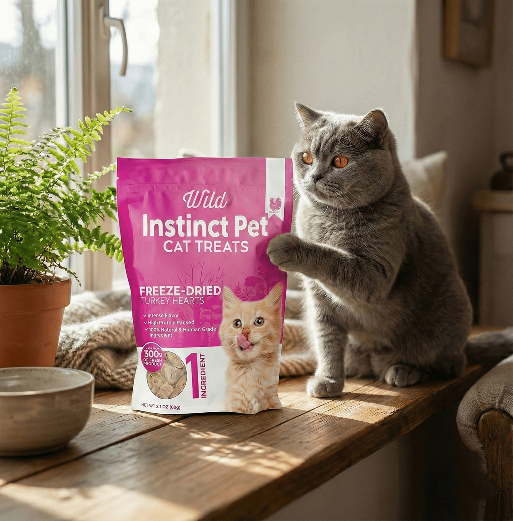 Turkey Heart Cat Treats
