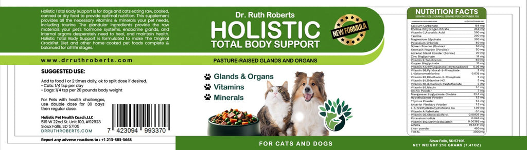 Holistic Daily Multivitamin for Dogs & Cats