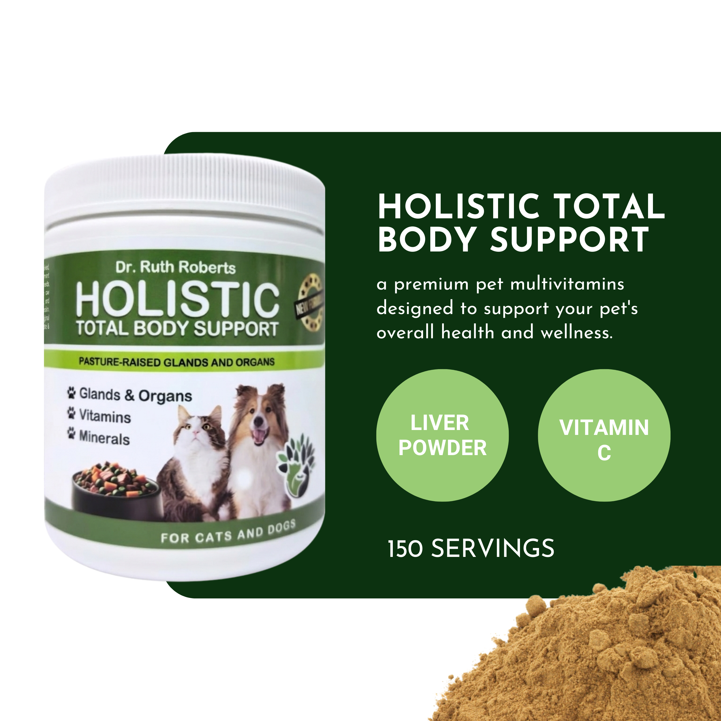 Holistic Daily Multivitamin for Dogs & Cats