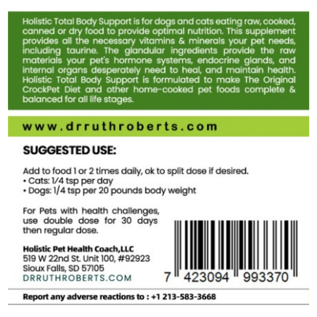 Holistic Daily Multivitamin for Dogs & Cats