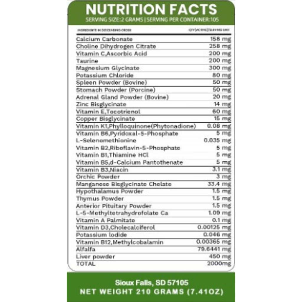 Holistic Daily Multivitamin for Dogs & Cats