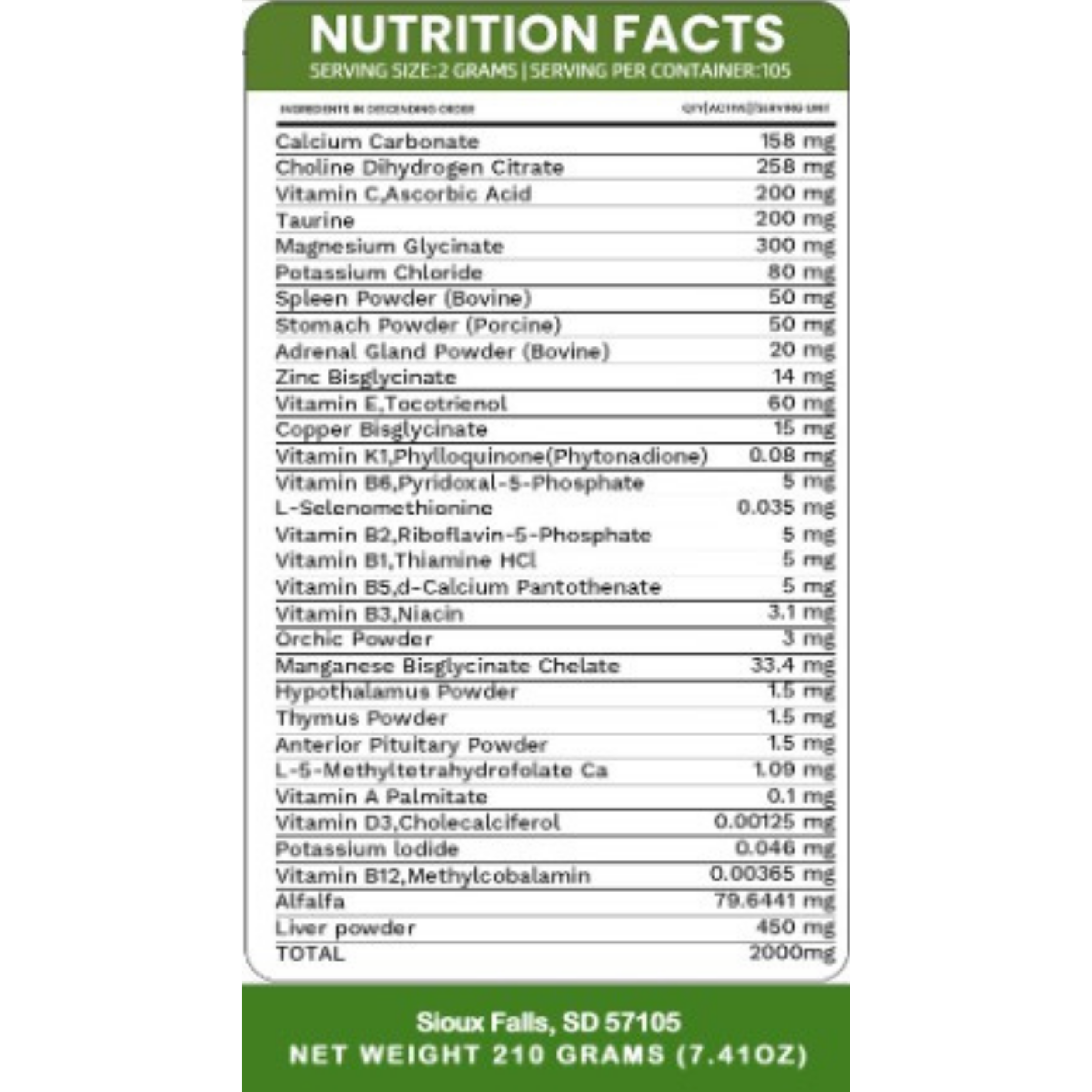 Holistic Daily Multivitamin for Dogs & Cats