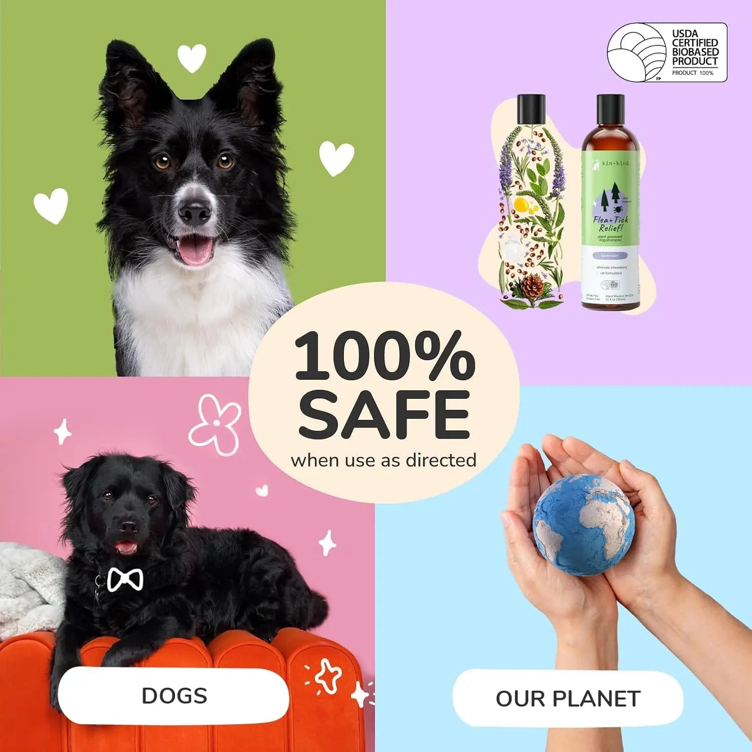 Plant-Based Flea & Tick Dog Shampoo