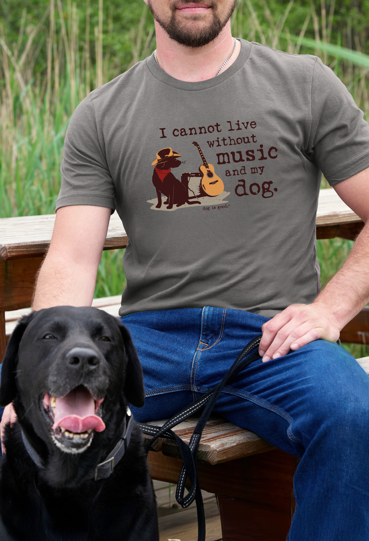 Music and My Dog T-Shirt