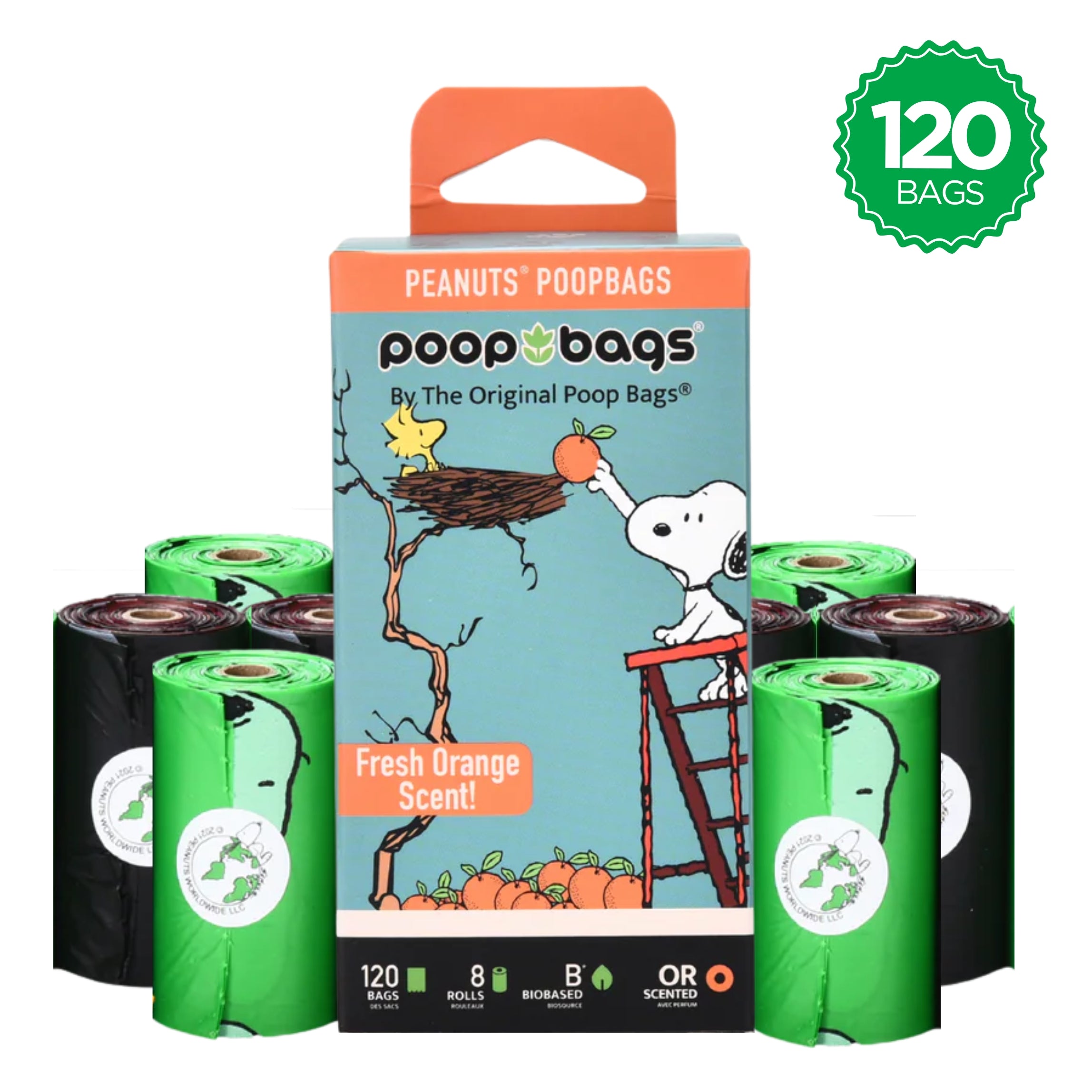 Snoopy Orange Scented Poop Bags