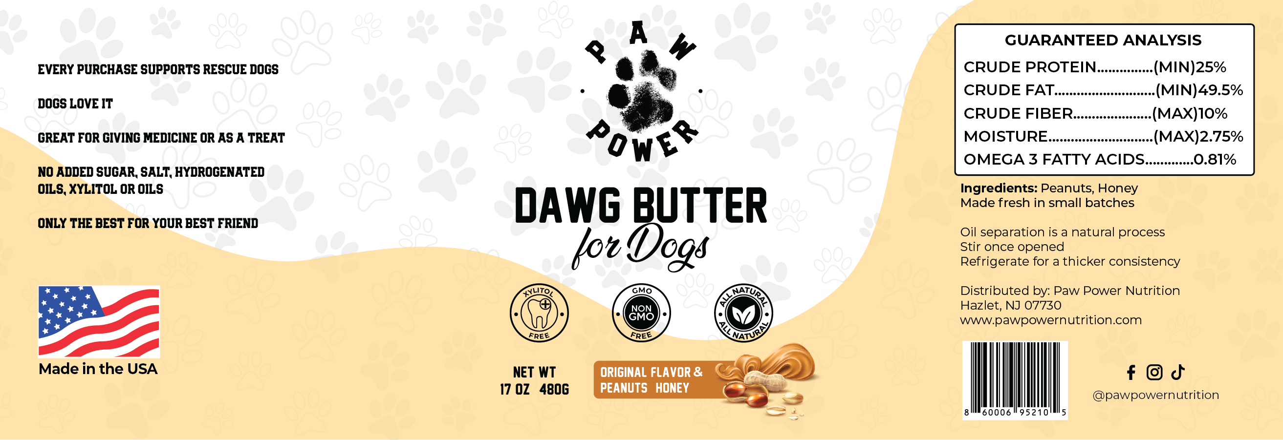 Original Peanut Butter for Dogs