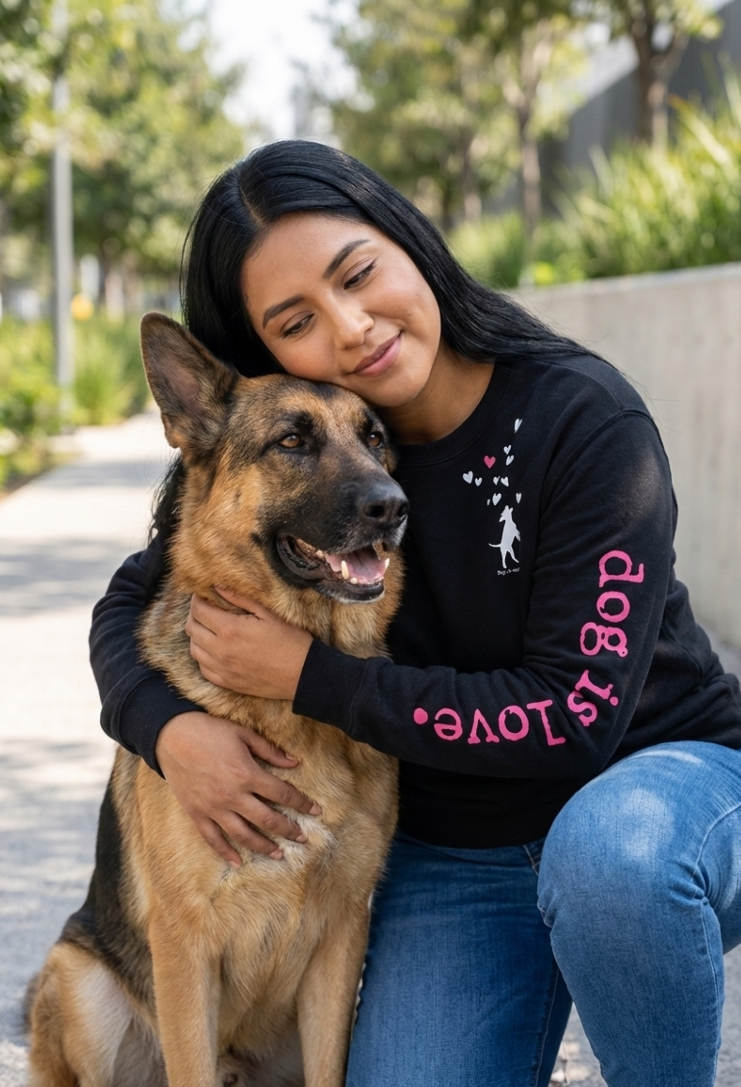 Dog is Love Crewneck Fleece