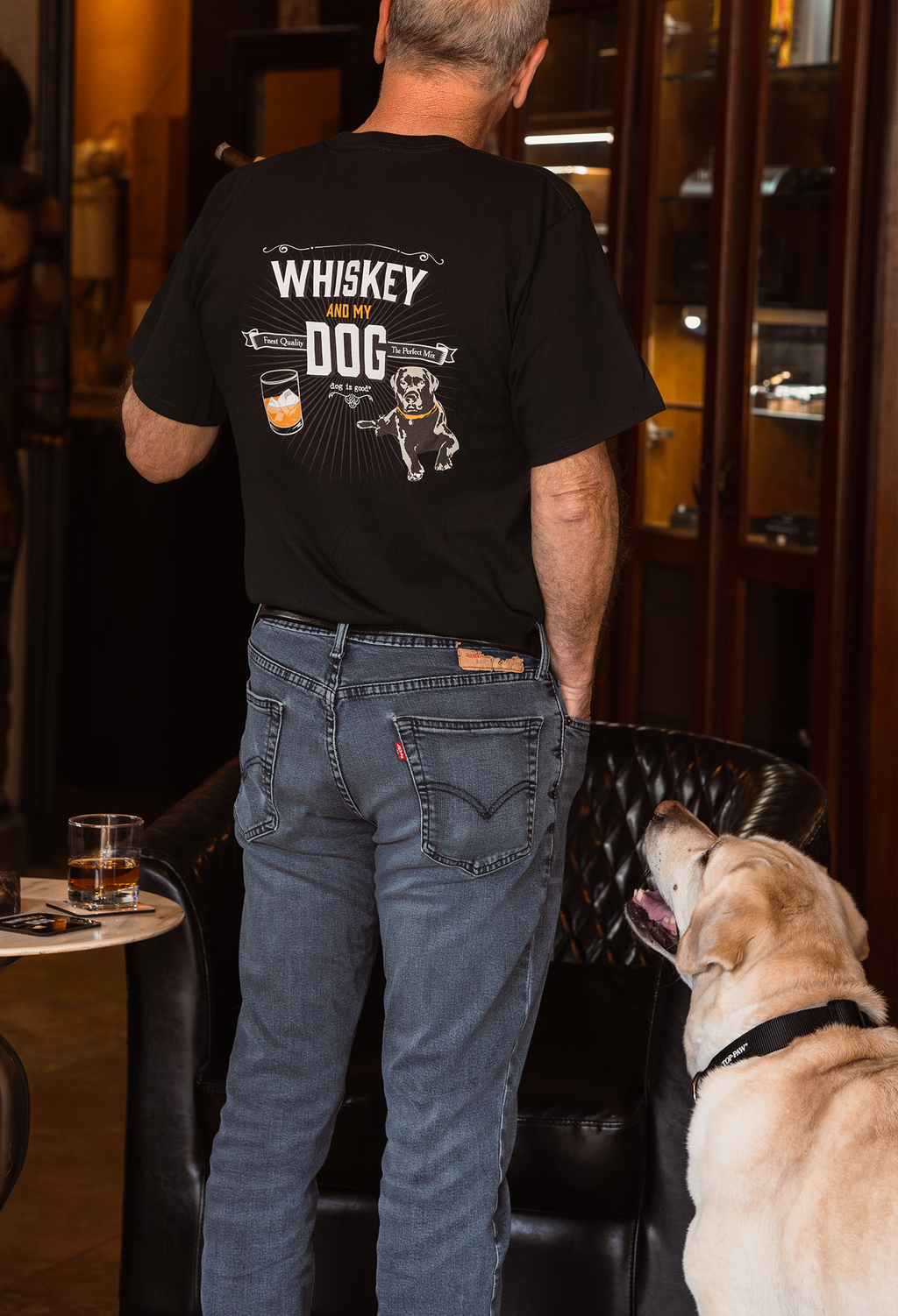 Whiskey and My Dog T-Shirt
