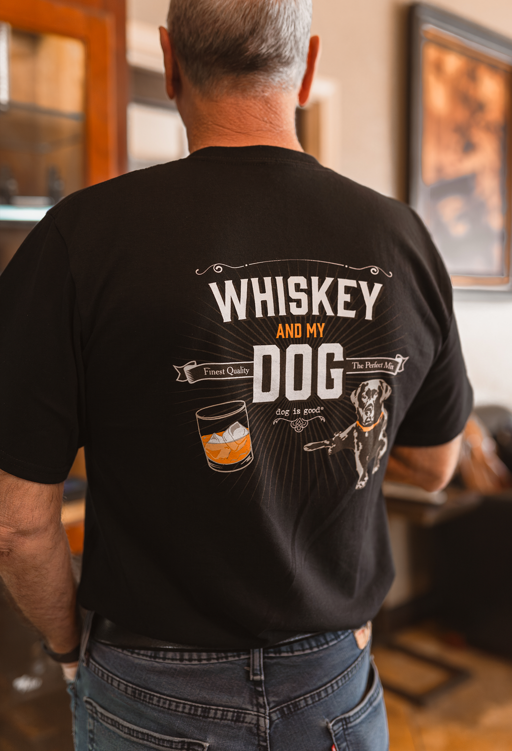 Whiskey and My Dog T-Shirt