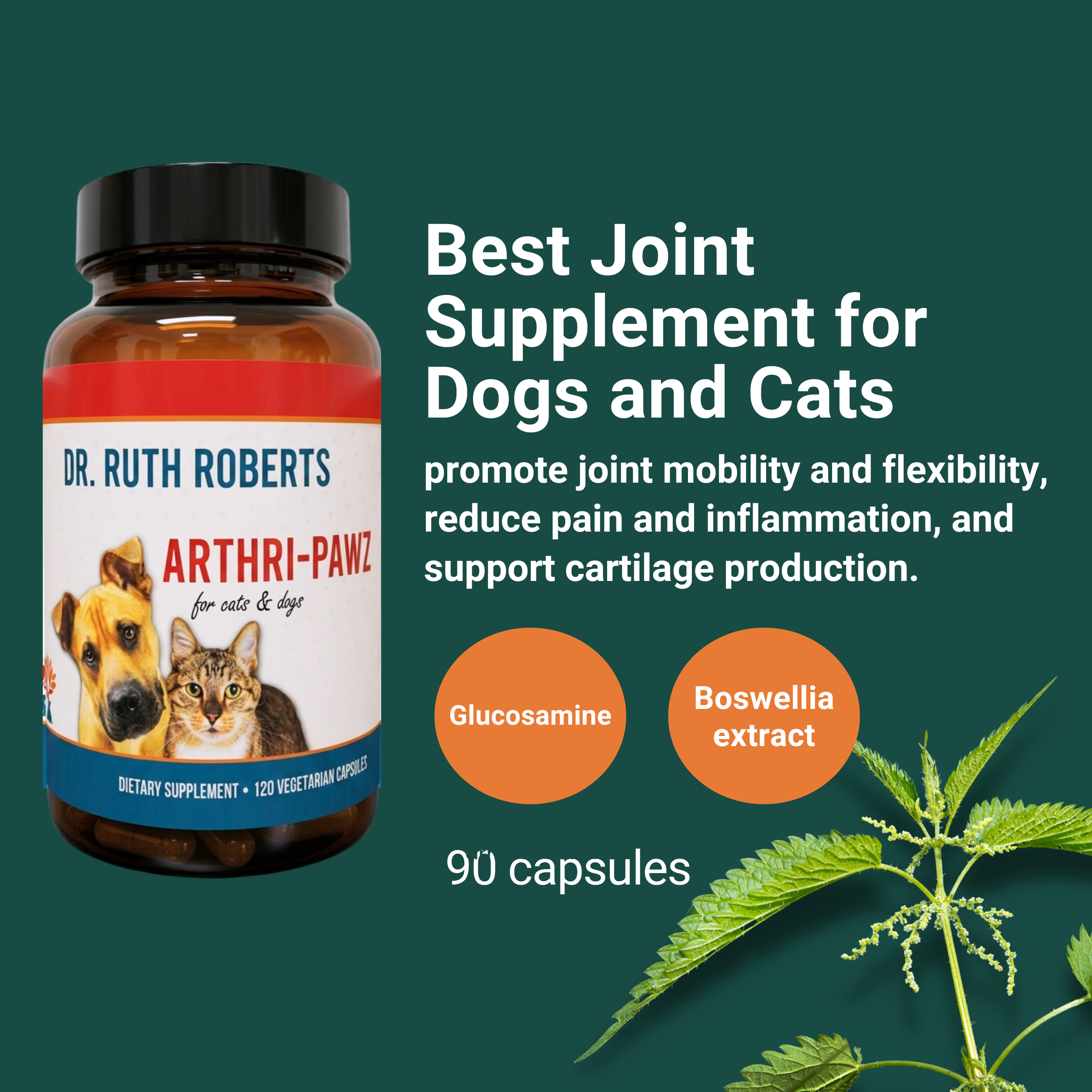 Arthri-Pawz Joint Support Supplement for Dogs & Cats
