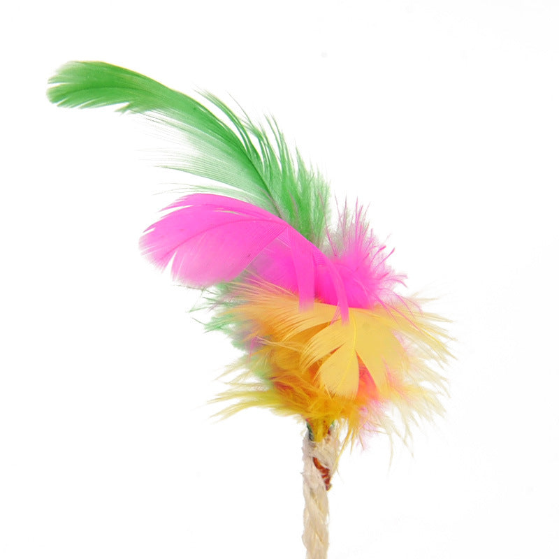 Cat Sisal Shuttlecock Toy