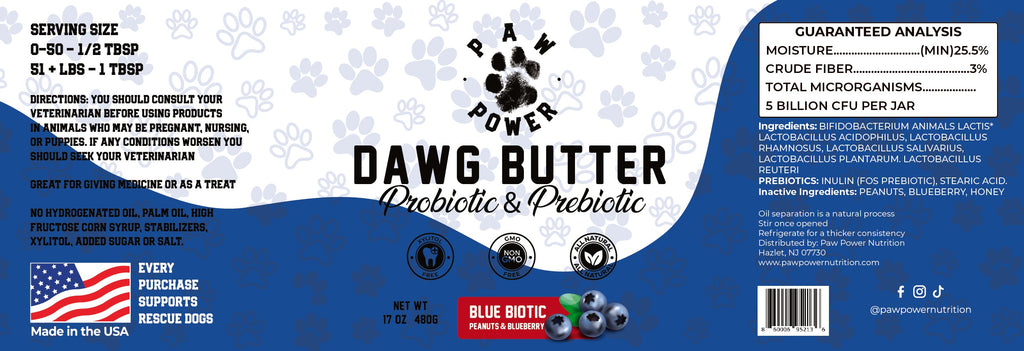 Probiotic Peanut Butter for Dogs