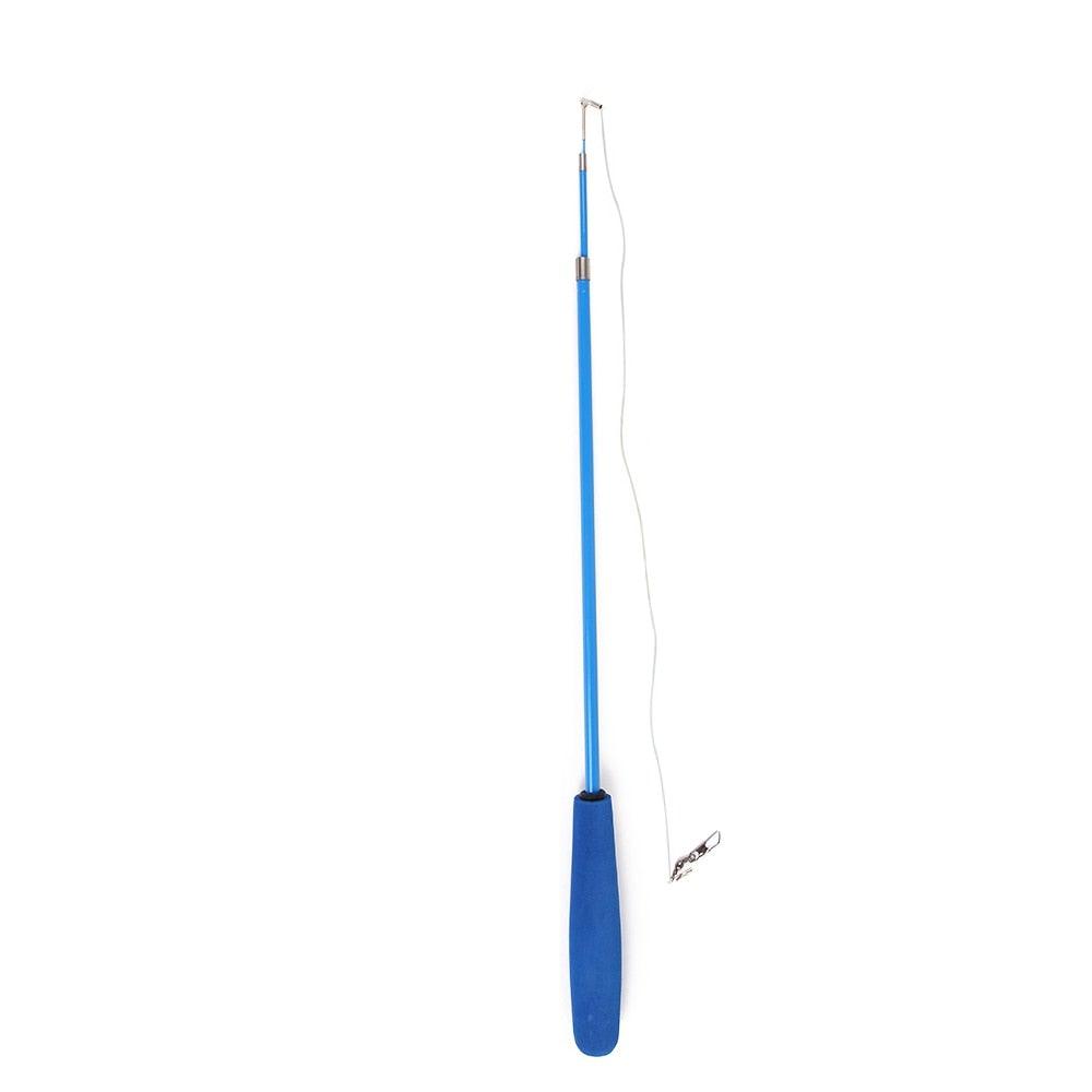 Retractable Cat Feather Wand Toy Set