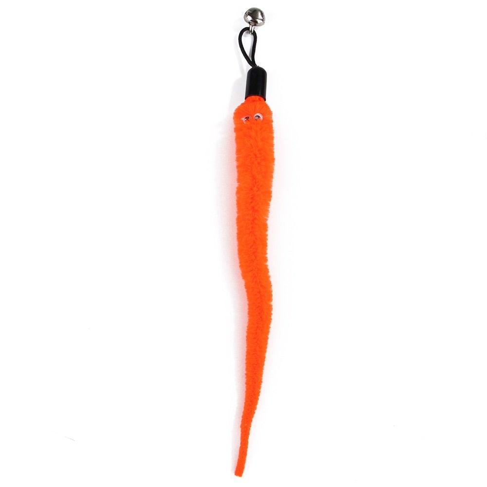 Retractable Cat Feather Wand Toy Set