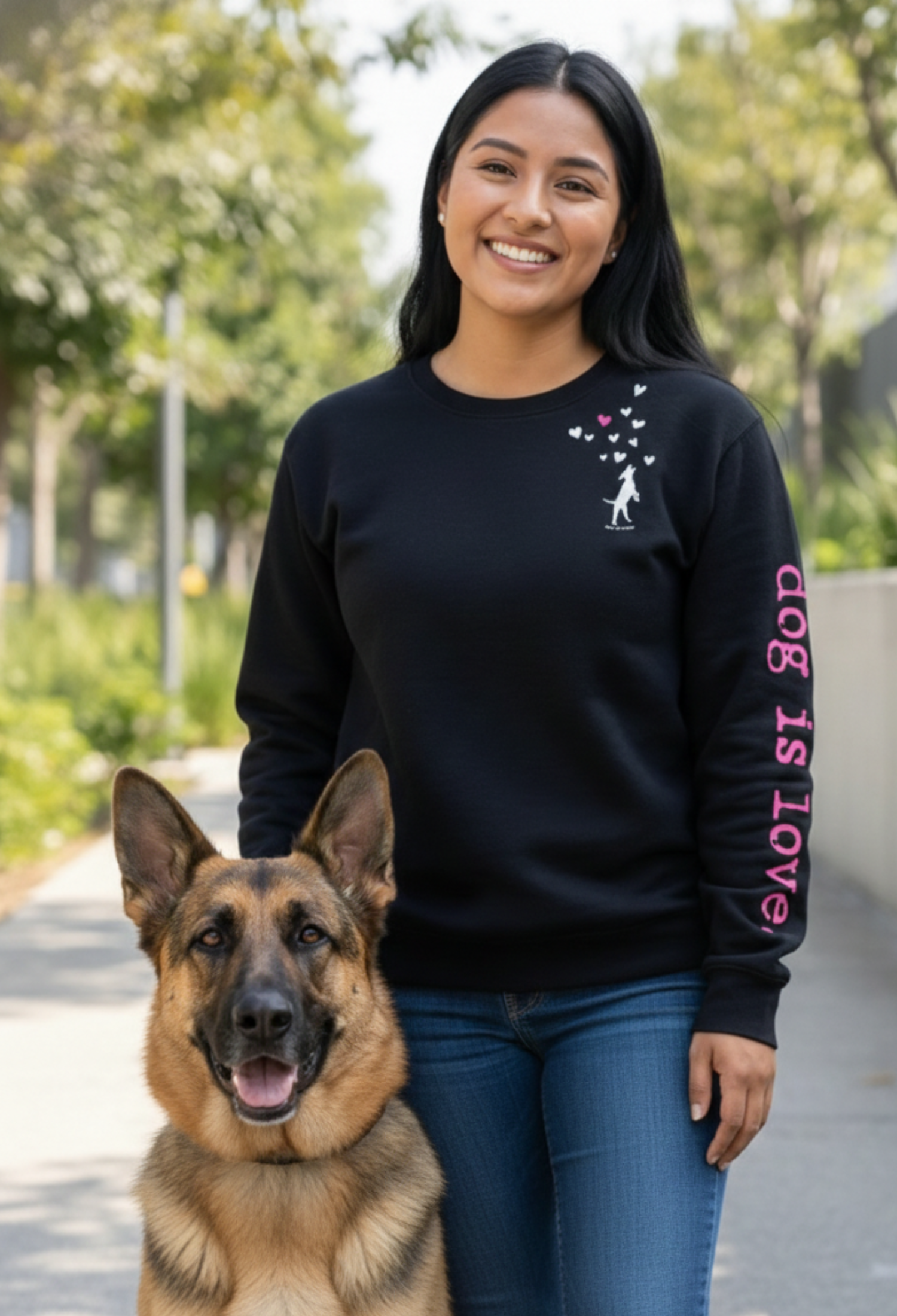 Dog is Love Crewneck Fleece