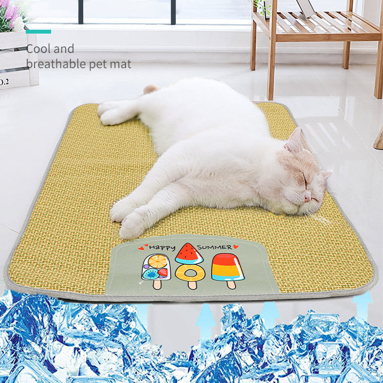 Rattan Cooling Pet Mat