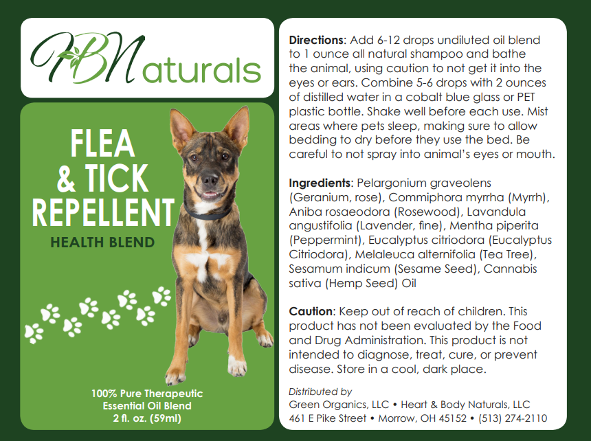 Natural Flea & Tick Repellent Essential Oil Blend for Dogs