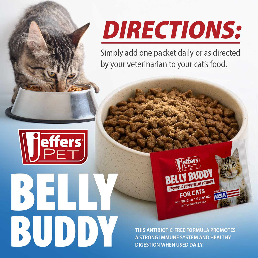 Belly Buddy Probiotic Supplement Packets for Cats