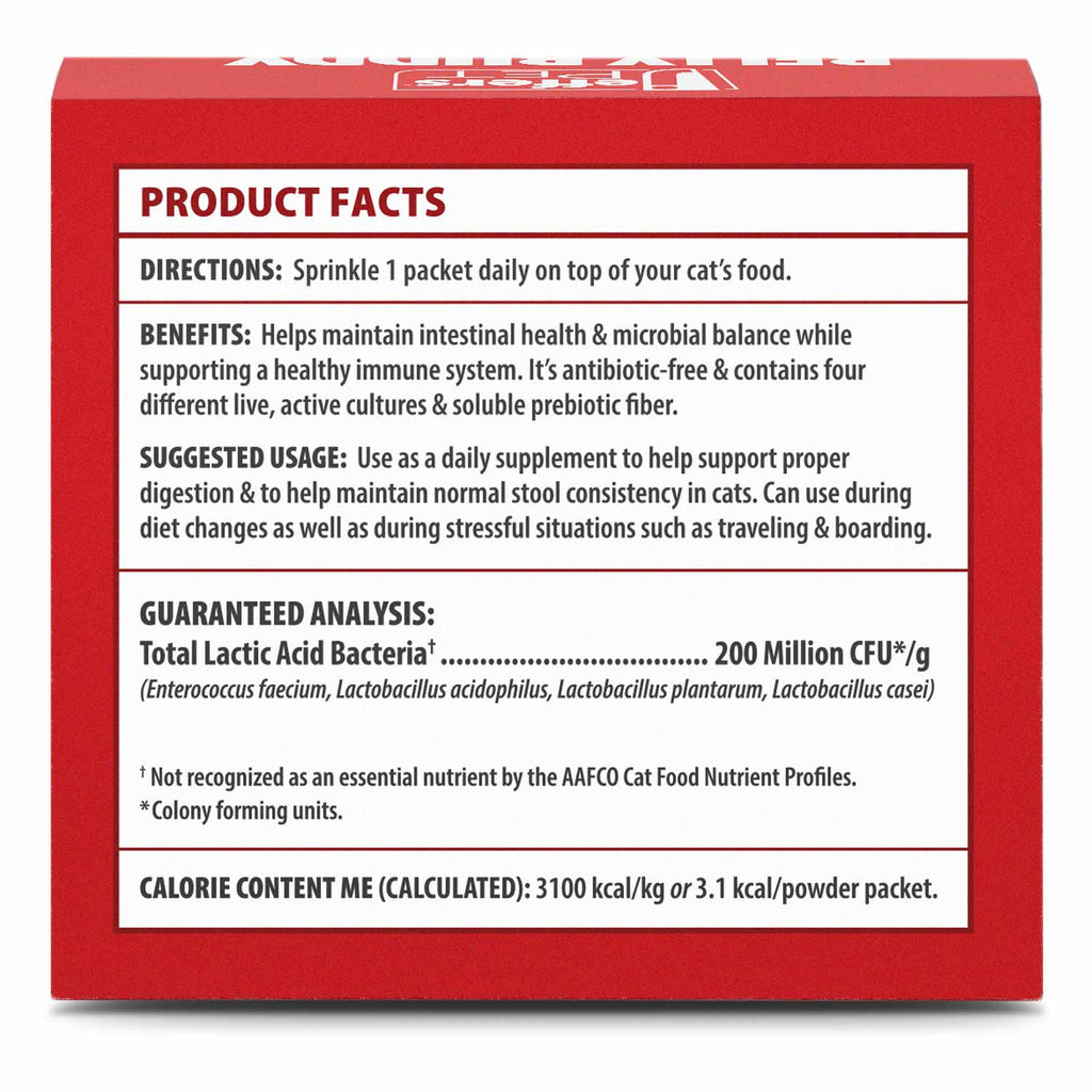 Belly Buddy Probiotic Supplement Packets for Cats