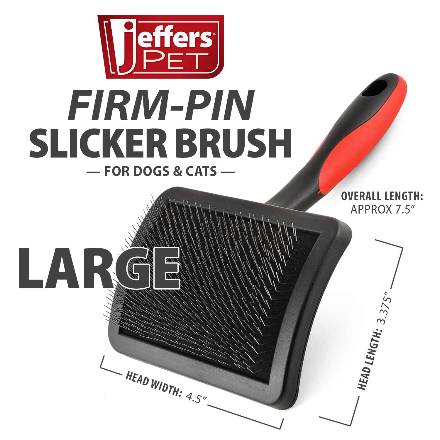 Firm Pin Slicker Grooming Brush