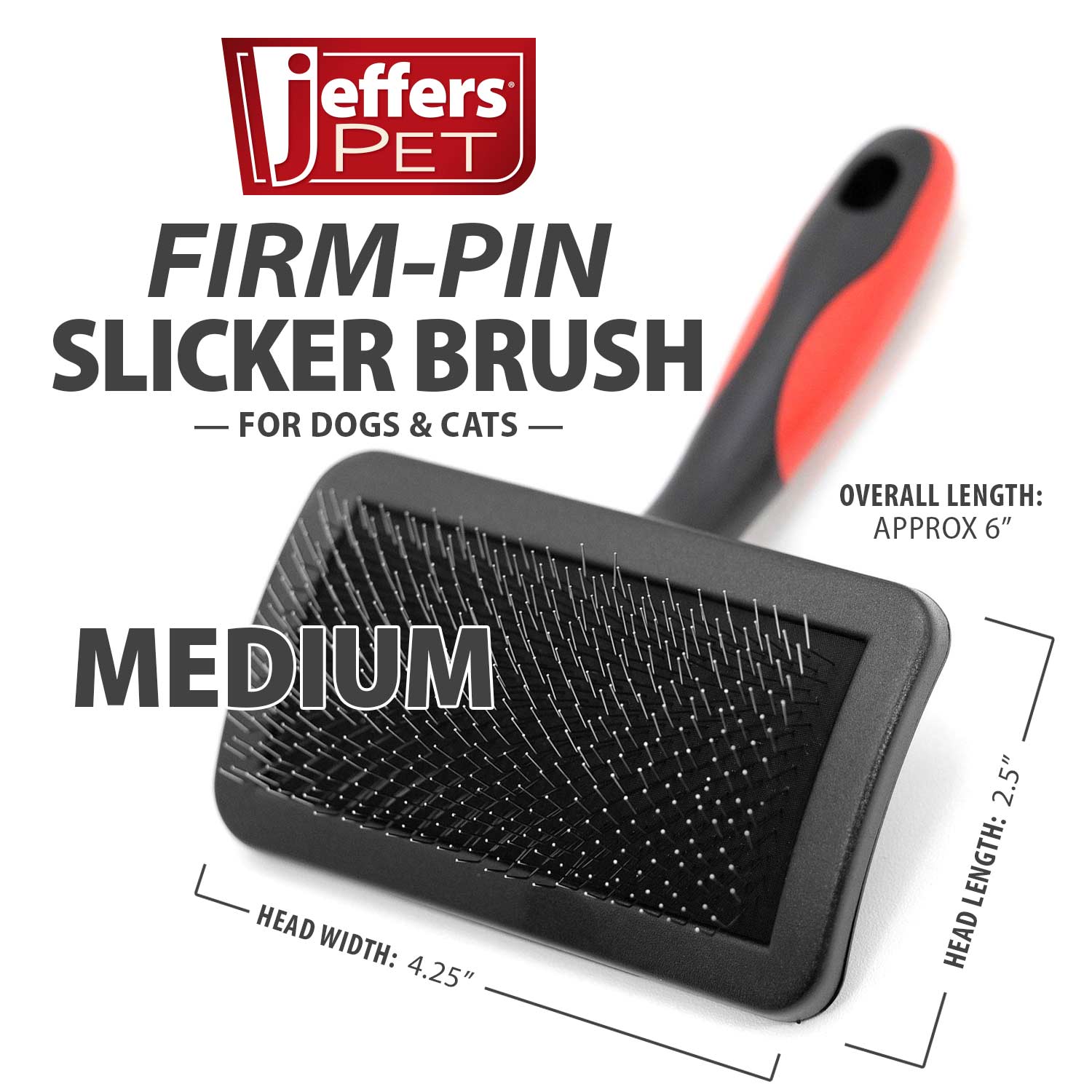 Firm Pin Slicker Grooming Brush