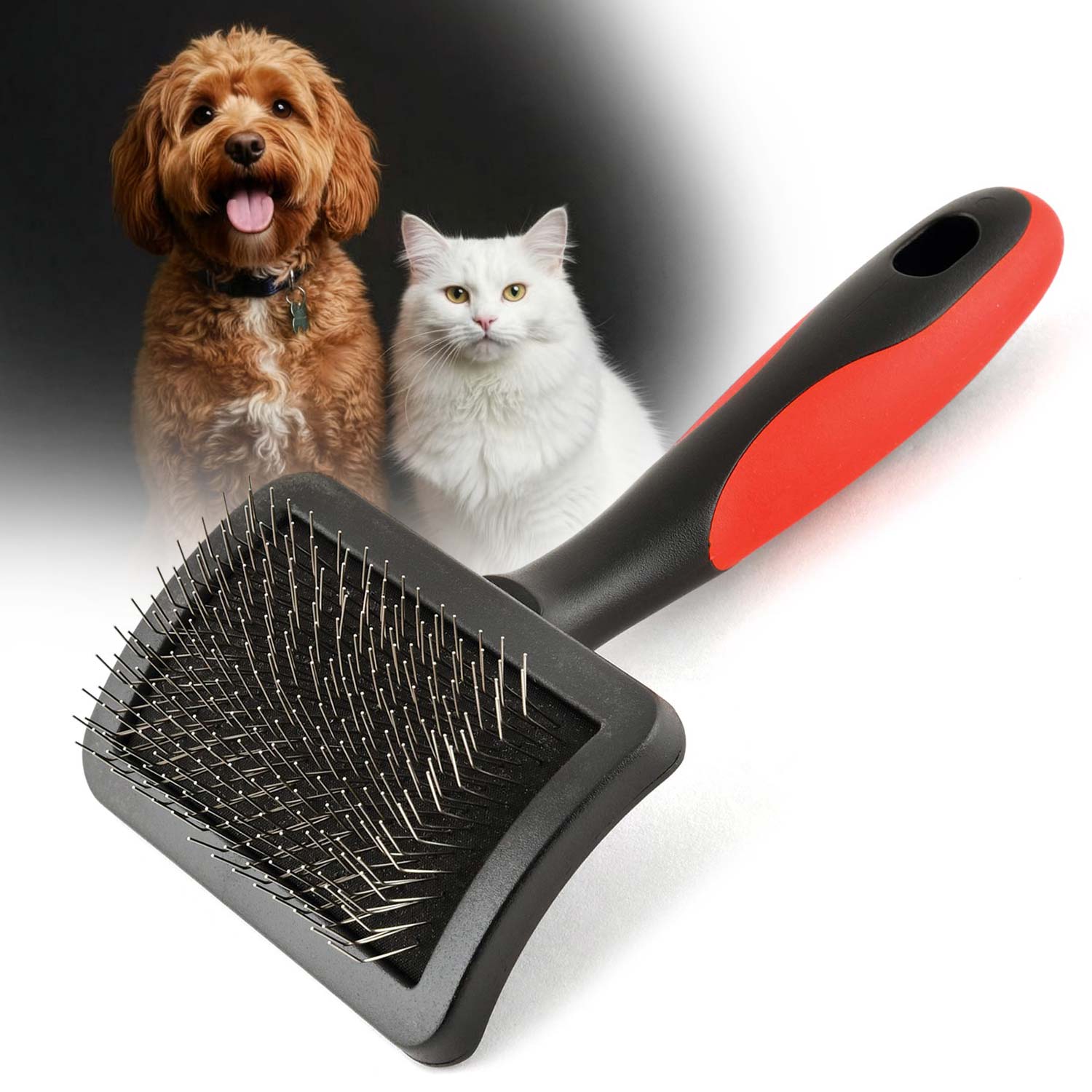 Firm Pin Slicker Grooming Brush