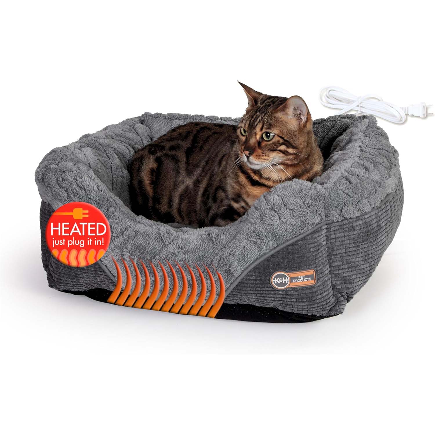 Heated Pet Lounge Bed