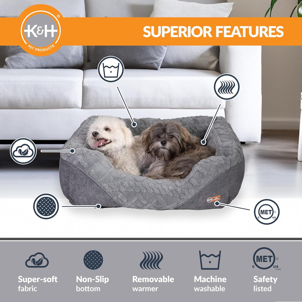 Heated Pet Lounge Bed