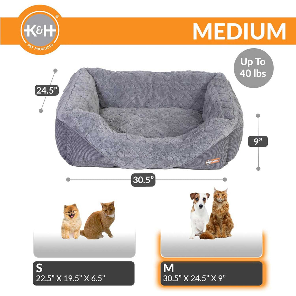 Heated Pet Lounge Bed